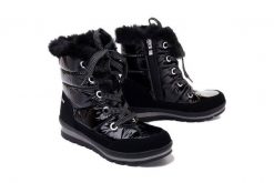 CAPRICE TEX 9-26226-41 black comb, śniegowce damskie. Czarne śniegowce damskie Caprice. Za 439.90 zł.