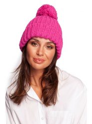 Be Wear Czapka w kolorze różowym rozmiar: onesize. Różowe czapki zimowe damskie Be Wear, z materiału. Za 102.95 zł.