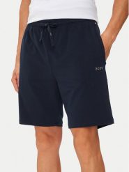 Boss Szorty sportowe Mix&Match 50515367 Granatowy Regular Fit. Niebieskie szorty męskie Boss, bez wzorów, z bawełny, sportowe. Za 159.99 zł.