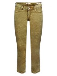 ESPRIT Spodnie w kolorze khaki rozmiar: W30/L28. Brązowe spodnie materiałowe damskie Esprit, bez wzorów, z materiału. Za 41.69 zł.
