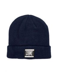 Trykotowa czapka z metką z logo Leone 1947 Apparel. Brązowe czapki męskie LEONE 1947 APPAREL, bez wzorów, z dzianiny, sportowe. Za 96.83 zł.