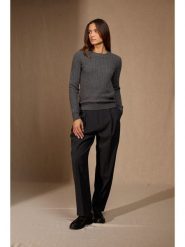 Perfect Cashmere Kaszmirowy sweter "Maelle" w kolorze antracytowym rozmiar: S. Czarne swetry klasyczne damskie Perfect Cashmere, s, z kaszmiru, bez kołnierzyka. Za 413.99 zł.