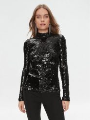 Bruuns Bazaar Bluzka BBW3694 Czarny Regular Fit. Czarne bluzki damskie Bruuns Bazaar, l, bez wzorów, z syntetyku, bez ramiączek. Za 969.99 zł.