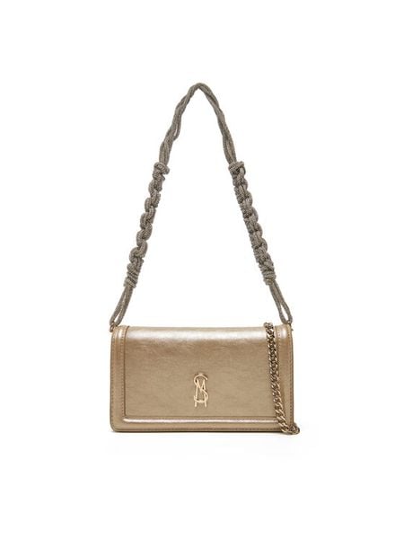 Steve Madden Torebka Bnya SM13001576 Złoty. Żółte torebki wieczorowe Steve Madden, bez wzorów, ze skóry, wizytowe, bez kołnierzyka, bez ramiączek. Za 269.99 zł.