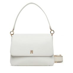 Torebka Tommy Hilfiger. Białe torebki klasyczne damskie Tommy Hilfiger, bez wzorów, bez dodatków. Za 419.99 zł.