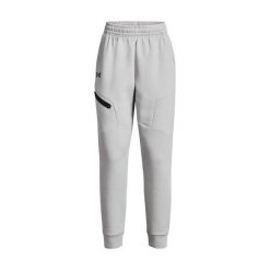 Spodnie Joggery Under Armour Unstoppable Flc Damskie. Szare spodnie dresowe damskie Under Armour, s, z bawełny, do biegania. Za 437.00 zł.