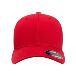 Dwukolorowa Siatkowa Czapka Z Daszkiem. Białe czapki męskie FLEXFIT, bez wzorów, sportowe. Za 68.99 zł.