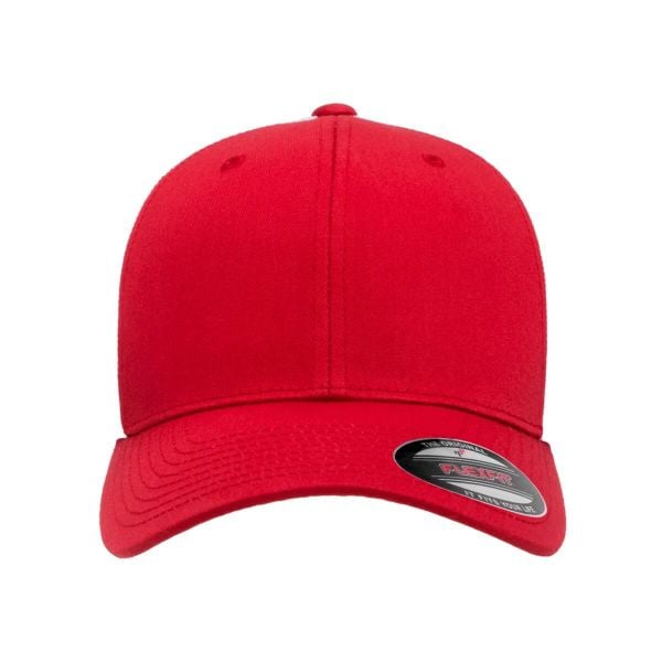 Dwukolorowa Siatkowa Czapka Z Daszkiem. Białe czapki męskie FLEXFIT, bez wzorów, sportowe. Za 68.99 zł.