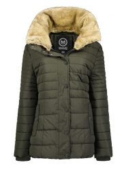 Maison Montaigne Parka "Bellemai" w kolorze khaki rozmiar: XL. Brązowe parki damskie Maison Montaigne, xl, z aplikacjami, z tkaniny. Za 206.91 zł.