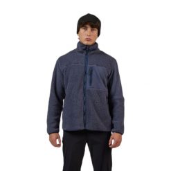 Polarowa bluza z pełnym zamkiem Rossignol Alltrack Sherpa. Niebieskie bluzy bez kaptura męskie Rossignol, z polaru. Za 657.50 zł.