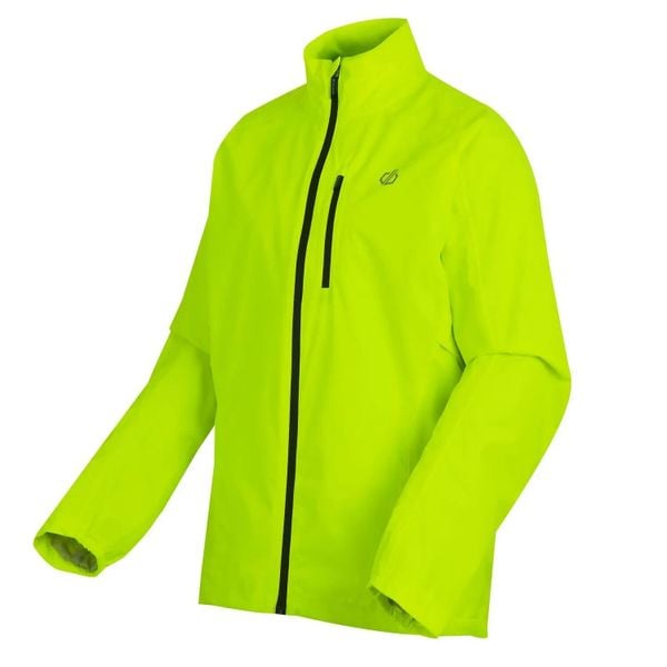 Męska wodoodporna kurtka rowerowa Tor. Żółte kurtki treningowe męskie Dare 2b, l, bez wzorów, z materiału, rowerowe. Za 303.99 zł.