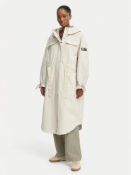 Guess Parka W6GL02 W1402 Kremowy Regular Fit. Białe parki damskie Guess, l, z aplikacjami, z syntetyku. Za 1,079.00 zł.