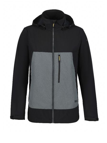 Icepeak Kurtka softshellowa "Buxton" w kolorze czarnym rozmiar: 54. Czarne kurtki outdoor męskie ICEPEAK, bez wzorów, bez kaptura. Za 165.31 zł.