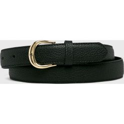 Lauren Ralph Lauren - Pasek skórzany. Czarne paski damskie Lauren Ralph Lauren, bez wzorów, z materiału. Za 219.90 zł.