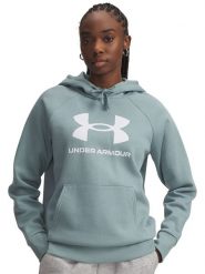 Under Armour Bluza polarowa w kolorze błękitnym rozmiar: XL. Niebieskie bluzy z kapturem damskie Under Armour, xl, z polaru. Za 150.45 zł.