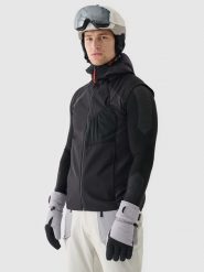 4F Bezrękawnik skiturowy Primaloft Active męski - czarny S. Czarne kamizelki męskie 4f, m, z dzianiny. Za 399.99 zł.