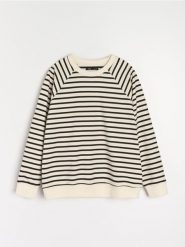 Bluza w paski - wielobarwny. Bluzy bez kaptura damskie Sinsay, l. W wyprzedaży za 15.99 zł.