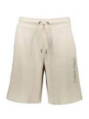 Calvin Klein Szorty dresowe w kolorze beżowym rozmiar: S. Brązowe szorty damskie CALVIN KLEIN, bez wzorów, z bawełny. Za 171.95 zł.