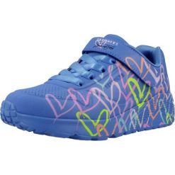 Buty SKECHERS UNO LITE LOVE LEVITATE Niebieski. Niebieskie buty trekkingowe męskie Skechers, z syntetyku, bez zapięcia, trekkingowe, Skechers Sport. Za 302.99 zł.
