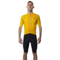 Koszulka rowerowa męska Unica żółta. Żółte t-shirty sportowe męskie C-LAB, m, bez ramiączek, rowerowe. W wyprzedaży za 296.25 zł.
