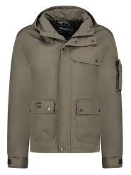 Geographical Norway Kurtka przejściowa "Bakirou" w kolorze khaki rozmiar: L. Brązowe kurtki męskie Geographical Norway, l, bez wzorów, bez kaptura. Za 164.95 zł.