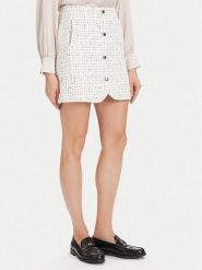 Morgan Spódnica mini 252-JGABY Beżowy Slim Fit. Brązowe spódniczki damskie Morgan, bez wzorów, z syntetyku, mini. Za 269.99 zł.