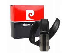 Pasek skórzany Pierre Cardin [D] 549 NERO czarny. Czarne paski męskie Pierre Cardin, bez wzorów, ze skóry, eleganckie. Za 102.99 zł.