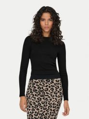 ONLY Bluzka Val 15371305 Czarny Regular Fit. Czarne bluzki damskie Only, m, bez wzorów, z bawełny, bez ramiączek. Za 79.99 zł.