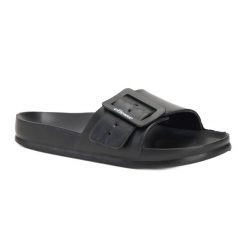 Klapki damskie Ellesse Eloise. Czarne klapki damskie Ellesse, bez wzorów, bez obcasa. Za 79.99 zł.