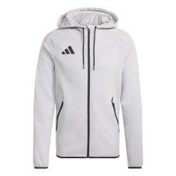 Bluza męska adidas Tiro 26 Travel z kapturem. Szare bluzy z kapturem męskie Adidas, m, z bawełny. Za 279.99 zł.