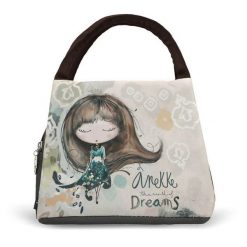 Szara Damska Torebka Na Lunch Anekke Real. Szare torebki klasyczne damskie Anekke, bez wzorów, bez dodatków. Za 79.99 zł.