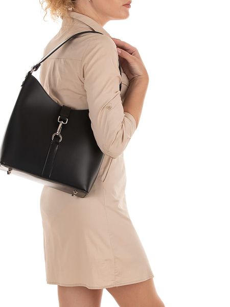 Lia Biassoni Skórzana torebka "Viverone" w kolorze czarnym - 27 x 19 x 9 cm rozmiar: onesize. Czarne torebki klasyczne damskie Lia Biassoni, bez wzorów, z materiału, bez dodatków. Za 364.62 zł.