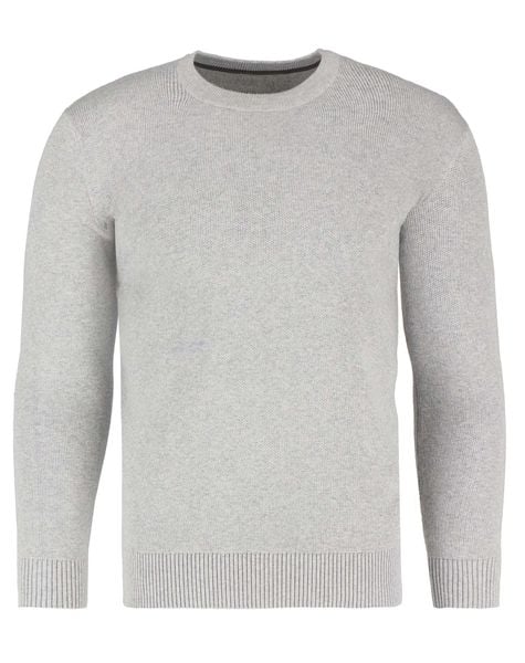Bawełniany sweter S-RAYAN. Białe swetry męskie Volcano, l, bez wzorów, z bawełny, bez kołnierzyka. Za 159.99 zł.
