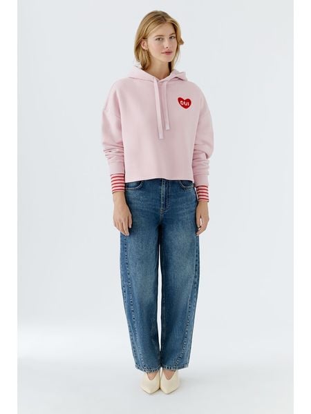 Oui Bluza w kolorze jasnoróżowym rozmiar: 42. Różowe bluzy z kapturem damskie Oui. Za 127.05 zł.