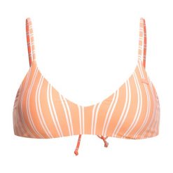 Góra od stroju kąpielowego ROXY Into The Sun Athletic Triangle. Niebieskie bikini damskie Roxy, bez wzorów. Za 69.99 zł.