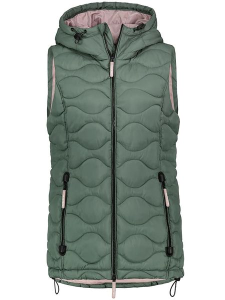 Sublevel Kamizelka pikowana w kolorze zielonym rozmiar: S. Zielone kamizelki damskie Sublevel, s. Za 170.47 zł.