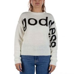 Biała Bluza Deha Goddess Damskie. Białe bluzy bez kaptura damskie Deha, m, z dzianiny. Za 392.99 zł.