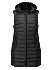 ANAPURNA Kamizelka pikowana "Vakitalana Long" w kolorze czarnym rozmiar: M. Czarne kamizelki damskie ANAPURNA, m. Za 126.99 zł.