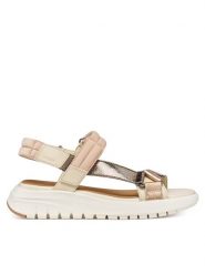 Geox Sandały D Flextride S D65BSD 0BCBN C1S5M Kolorowy. Sandały damskie Geox, bez wzorów, ze skóry, bez obcasa, na płaskiej podeszwie. Za 419.99 zł.