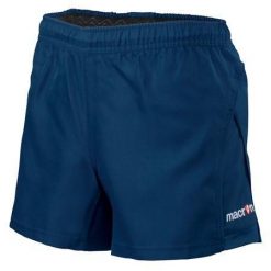 Szorty Macron febe V2. Niebieskie szorty męskie Macron, bez wzorów, z materiału, sportowe. Za 174.50 zł.
