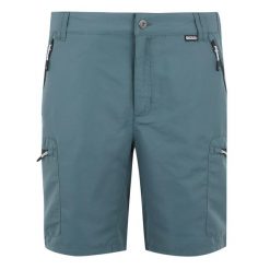 Męskie Spodenki Leesville III. Niebieskie szorty męskie Regatta, bez wzorów, sportowe. Za 70.99 zł.