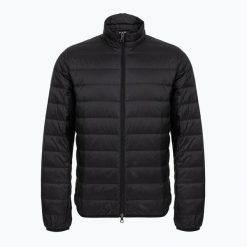 Kurtka męska EA7 Emporio Armani Train Core Id Down Light. Czarne kurtki męskie EA7 Emporio Armani, l, bez wzorów, z materiału, sportowe, bez kaptura. Za 741.85 zł.