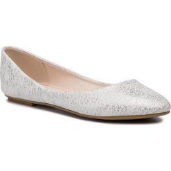 Baleriny JENNY FAIRY WS0326-06. Szare baleriny damskie Jenny Fairy, bez wzorów, ze skóry ekologicznej, bez obcasa. W wyprzedaży za 24.99 zł.