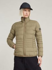 G-Star Kurtka pikowana w kolorze khaki rozmiar: XL. Brązowe kurtki damskie G-Star, xl, bez wzorów, z poliamidu, bez kaptura. Za 325.03 zł.