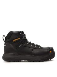CAT Footwear Trapery Pneumatic 2.0 St S3 Wr Hro Src P725692 Czarny. Czarne buty zimowe męskie CAT Footwear, ze skóry, bez zapięcia. Za 799.99 zł.