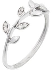 DIAMOND & CO Złoty pierścionek "Yilana" z diamentami rozmiar: 60. Szare pierścionki damskie Diamond & Co, z diamentem, złote. Za 848.99 zł.