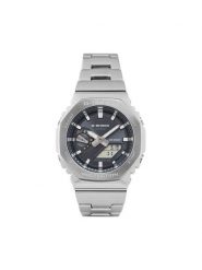 G-Shock Zegarek GM-2110D-8AER Srebrny. Szare, analogowe zegarki męskie G-Shock, srebrne. Za 1,399.00 zł.