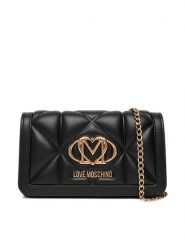 LOVE MOSCHINO Torebka JC5640PP0NLC0000 Czarny. Czarne torebki klasyczne damskie Love Moschino, bez wzorów, ze skóry, wizytowe, bez kołnierzyka, bez ramiączek. Za 569.99 zł.