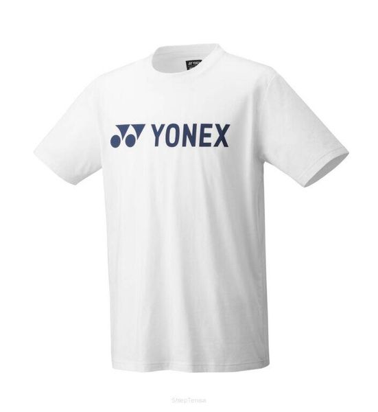 Koszulka tenisowa Yonex Practice Logo. Białe t-shirty damskie YONEX, xl, bez wzorów, z bawełny, bez kołnierzyka. Za 104.99 zł.