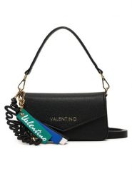 Valentino Torebka Ryta Re VBS9UI09 Czarny. Czarne torebki klasyczne damskie Valentino, bez wzorów, ze skóry, bez dodatków. Za 549.99 zł.